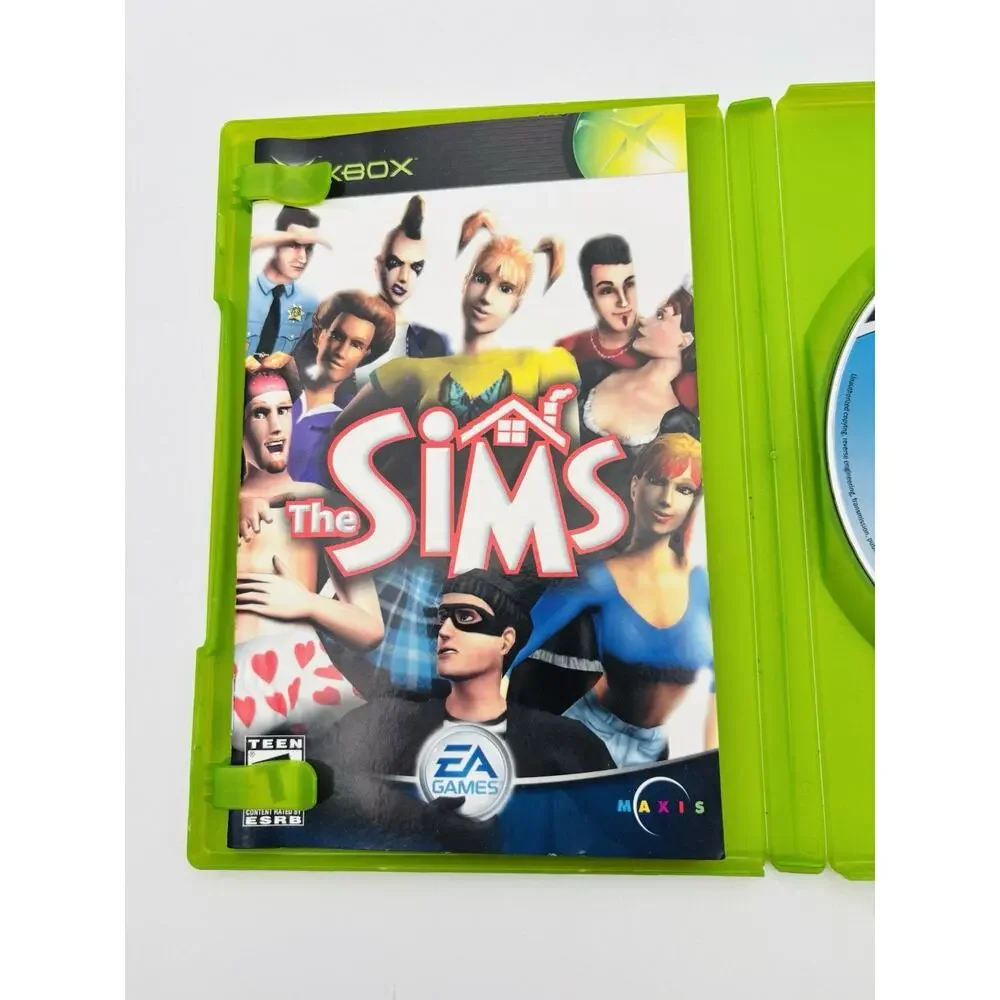 Sims (The Sims) - Microsoft Xbox CIB Tested Works Complete VG Condition